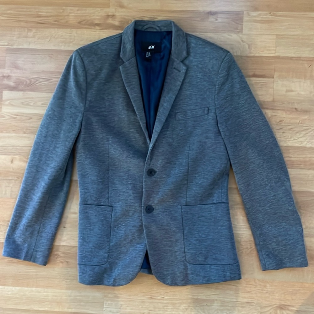 H&M Gray Blazer, Size 38R (Medium)